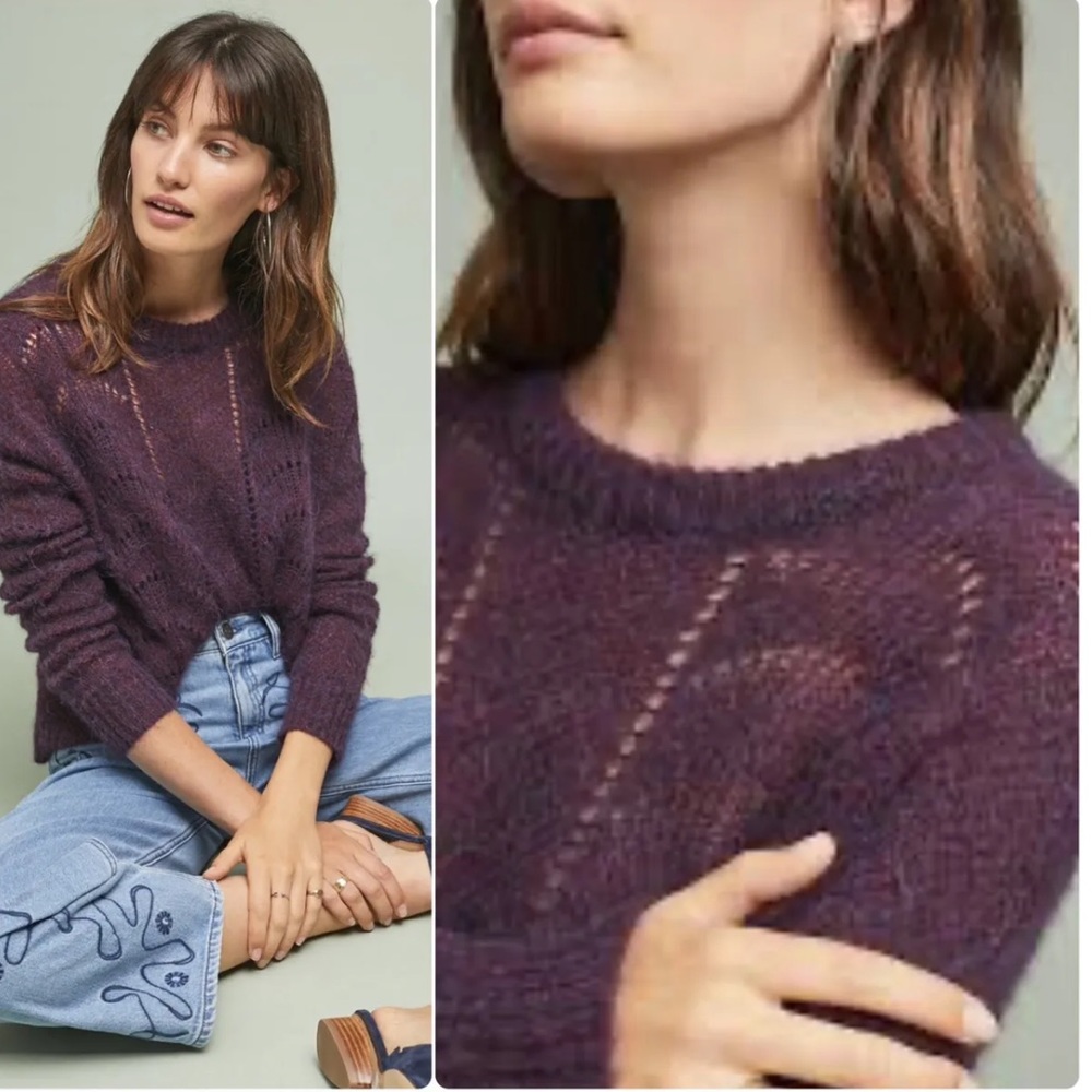 Rails size M Mara Blackberry alpaca-ish sweater